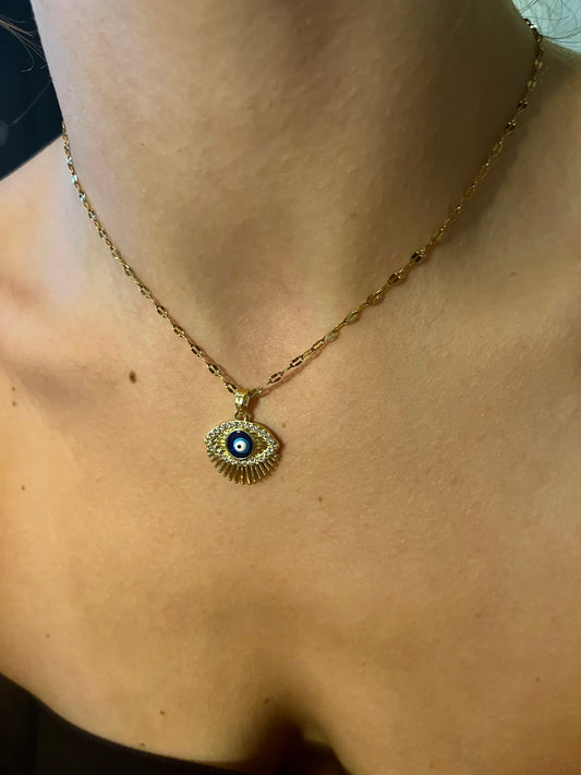 Third eye pendant necklace
